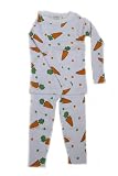New Jammies Organic Cotton Snuggly PJ's Carrot Top Kisses, 24 Months