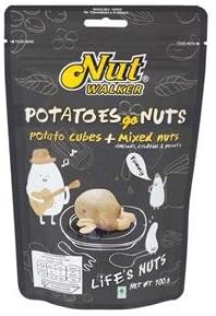 Nut Walker Potato Cube With Mixed Nuts 100g. carrier to shipping international usps, ups, fedex, dhl, 14-28 Day By Dragon Shopping Thank You
