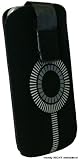 Original Handycop® Silver Ball S Slim Tasche Etui mit Easy-Out Ausziehlasche, Innen samtweich gefüttert, für Sony Ericsson Yari / Vivaz / Vivaz Pro / W595 / Aino
