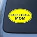BASKETBALL MOM - Vinyl Car Decal Sticker #1487 | Vinyl Color: Yellow