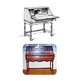 Drop Front Desk Plans (Woodworking Project Paper Plan)