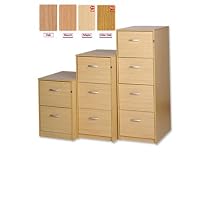 Trexus Filing Cabinet Lockable 2 Drawer Foolscap W476xD598xH698mm Oak Ref 516754