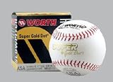 WORTH SPORTS CO #SX44RLA3 12" GLD Dot ASA Ball
