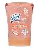 Lysol Healthy Touch No-Touch Hand Soap Refill - Refreshing Grapefruit Essence Scent: 8.5 OZ