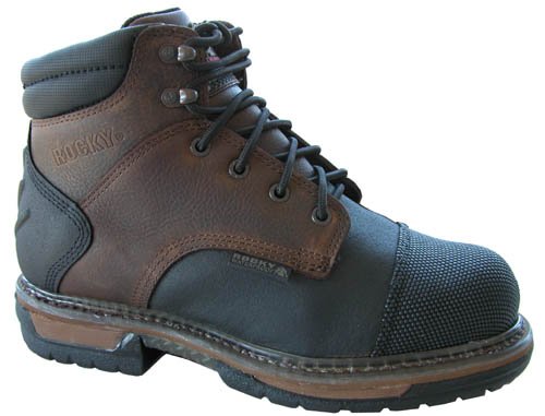 41KQoefoehL $120 Rocky Mens 604 Ironclad 6 Brown Leather Boots