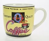Tasse de café jaune - Style Maison du café (230ml)