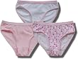 Calvin Klein Girl's Pink, White and Pink Stars & Polka Dots Bikini Panty 3-pack