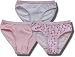 Calvin Klein Girl's Pink, White and Pink Stars & Polka Dots Bikini Panty 3-pack