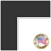 20×30 Black Custom Mat for Picture Frame with 16×26 opening size