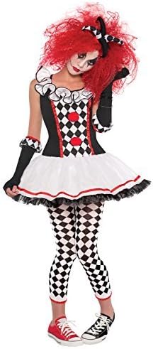 Amscan 997007/997008/997009 Adults Harlequin Honey Costume - Size - Small 8-10 - Harlequin Honey
