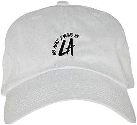 Any Memes Men's No More Parties Strapback Dad Hat White