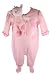 Vitamins Newborn Baby Girls 2 pc Little Bunny Coverall Set with Blankie Bunny-9 Months