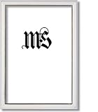 Review MyFrameStore  / 8x12 / 8'' x 12'' Frame for Picture Photo or Diploma, White & Gold, style #605
