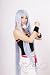 Light Blue Long Length Anime Cosplay Costume Wig