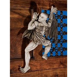Medieval Nosferatu Gothic vampire Wall Sculpture New