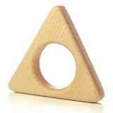 Natural Wooden Triangle Teething Toy