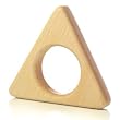 Natural Wooden Triangle Teething Toy