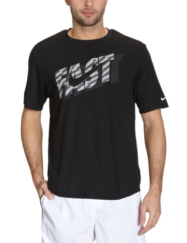 NIKE Herren T-Shirt Challenger Fast, black/reflective silv, XXL, 445447-010 Preisvergleich