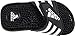 adidas Adissage Slides Sandal, Core Black/White/Black, 2 US Unisex Little Kid