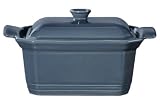 EMILE HENRY BLEU PAVOT*TERRINE 20X15CM 1L2 *5891