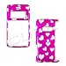 GLITTER PINK HEARTS snap on hard case faceplate for LG enV2 Vx9100 (many other designs available!)