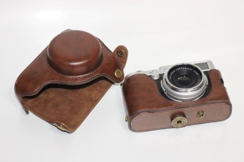 Brown color PU Leather Camera Case Bag for Fuji fujifilm X100S X100 S+ Shoulder Strap