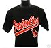 MLB Baltimore Orioles Print Applique Team Color Crew Neck T-Shirt