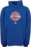 Detroit Pistons Full Primary Logo Hooded Fleece Sweatshirt