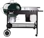 Weber 827020 22 1/2-Inch Performer Charcoal Grill with Propane Gas Ignition, Green