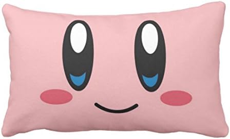 Nevin Moore Kirby Image Personalized Diy Custom Unique Cute Sofa Cushion Waist Pillow Cover Cotton Duplex Print 16X24Inch