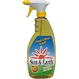 Sun & Earth Glass Cleaner, 22-Ounce Bottles (Pack of 6)