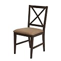 Milano X-Back Chair - Espresso (Set of 4)