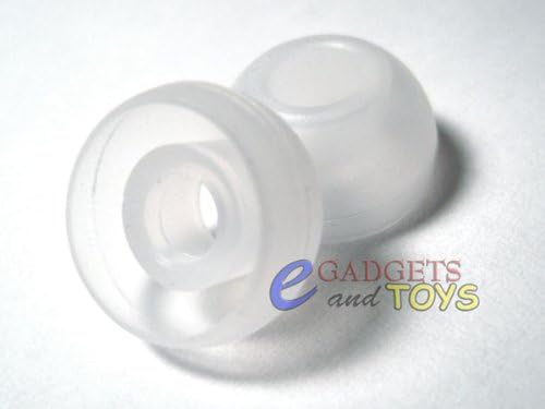 3 Pair Clear Large Replacement Silicone Ear Tips for V-MODA Bass V-moda Vibe Duo