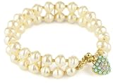 Antiquities Couture Vintage-Inspired Couture Pearl Stretch Bracelet