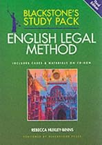 Blackstone's Study Pack: English Legal Method (Blackstone's Study Packs)