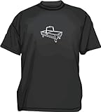 Air Hockey Table logo Men's Tee Shirt 3XL-Black