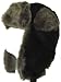 Trapper Faux Fur Warm Winter Bomber Hat with Ear Flaps Sherpa (Black)