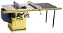 Powermatic 1660760K Model 66 10-Inch Left Tilt 3 Horsepower Cabinet Saw with 50-Inch Accu-Fence and 2 Cast Iron Extension Wings, 230-Volt 1 Phase