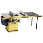 Powermatic 1660760K Model 66 10-Inch Left Tilt 3 Horsepower Cabinet Saw with 50-Inch Accu-Fence and 2 Cast Iron Extension Wings, 230-Volt 1 Phase