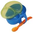 Sassy First Solid Feeding Bowl with Spoon, Colors May Vary