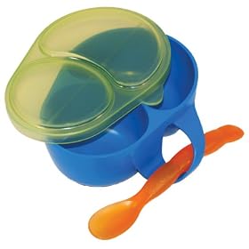 Sassy First Solid Feeding Bowl with Spoon, Colors May Vary: Baby