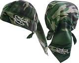 Original 2stoned Bandana vorgeknotet mit Stick in Camouflage
