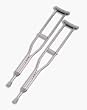 Crutches Alum Adj P-But M-D Pr/Youth