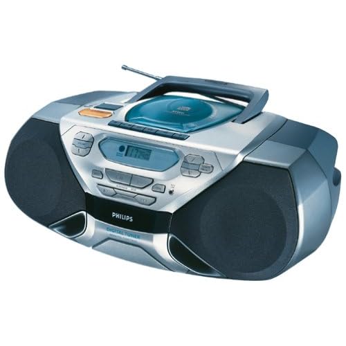 Philips AZ1045 CD Radio Cassette Recorder with 14 Key