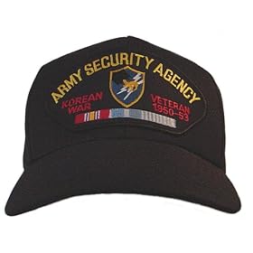 Army Security Agency Korean War Veteran Baseball Cap