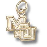 Mississippi State University New MSU 3/8 Pendant (Gold Plated)