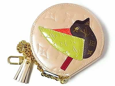 (ルイヴィトン)LOUIS VUITTON ヴェルニ チェーン付きコインケース[ポルト モネ オワゾー] M91388 ローズフロランタン 並行輸入品