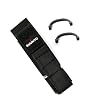 Suunto Wrist-Top Computer Watch Replacement Strap Kit (Vector, Altimax, Mariner, Regatta, D3; Black Fabric)
