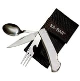 New - Ka-Bar Hobo-SS Fork,Knife,Spoon - 2-1300-7