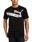 Puma Mens Luggage City Tee New York, Black, X-Large